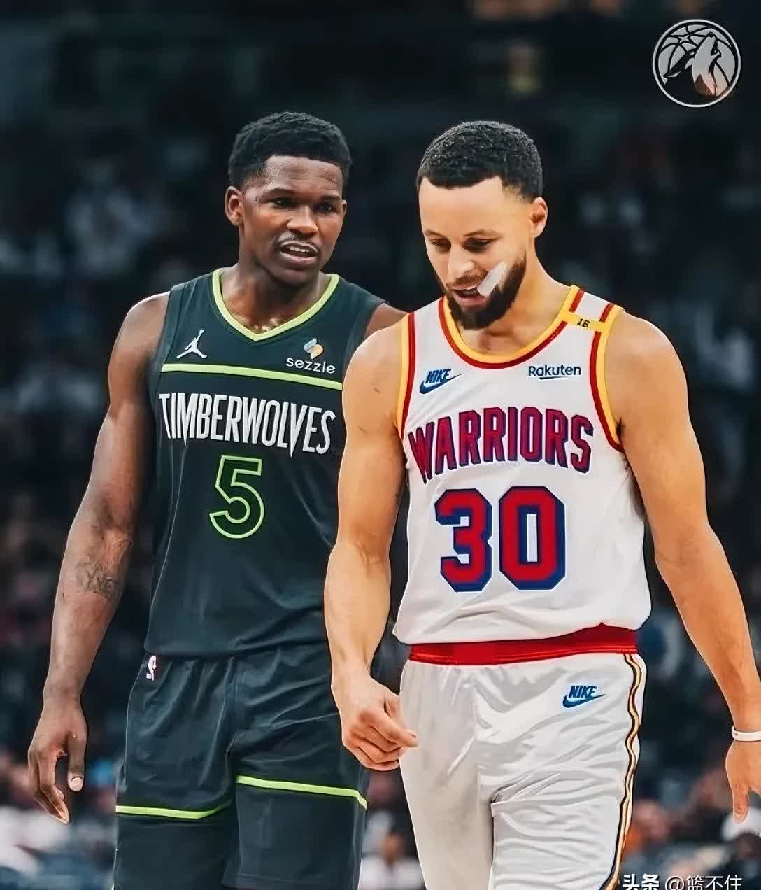 勇士胜森林狼，库里连续砍下+得分